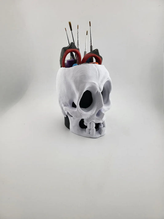 Skull Pen & Tool Holder