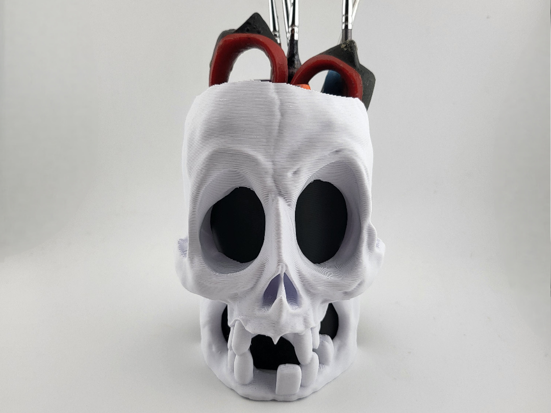 Skull Pen & Tool Holder