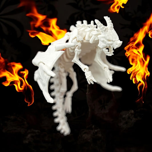 Skeleton Dragon With Wings