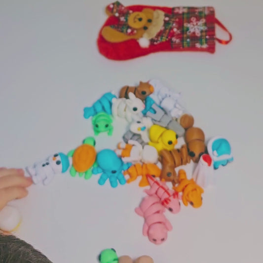 🎄 Jigglitz Advent Box — 24 fidget-stiilis värisevat mänguasja